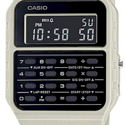 Relógio Digital CA-53WF-8B 46MM (Branco) - CASIO