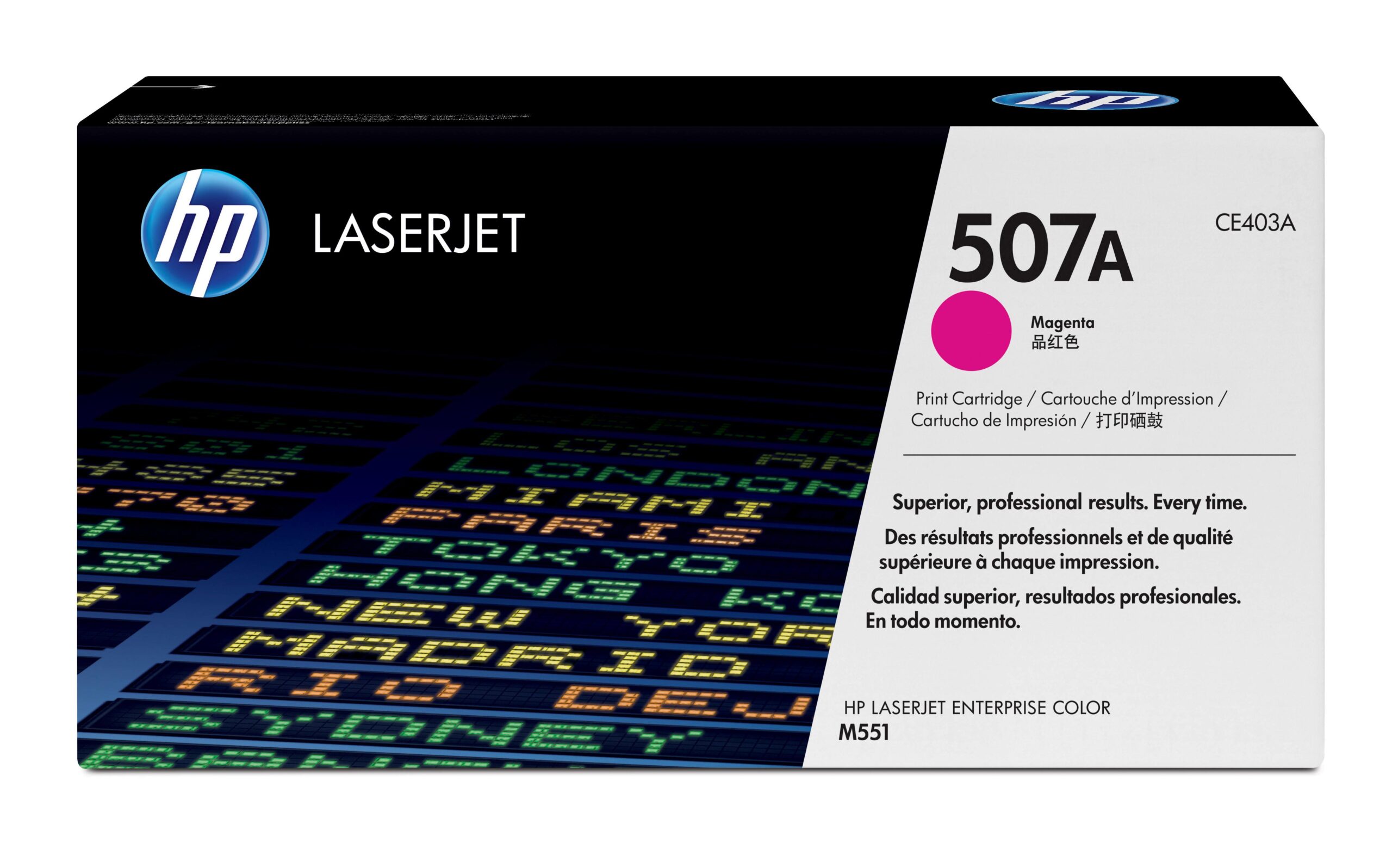HP 507A Laser cartridge 6000páginas Magenta