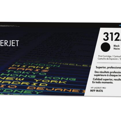 HP 312A Black Original LaserJet Toner Cartridge Laser cartridge 2400páginas Preto