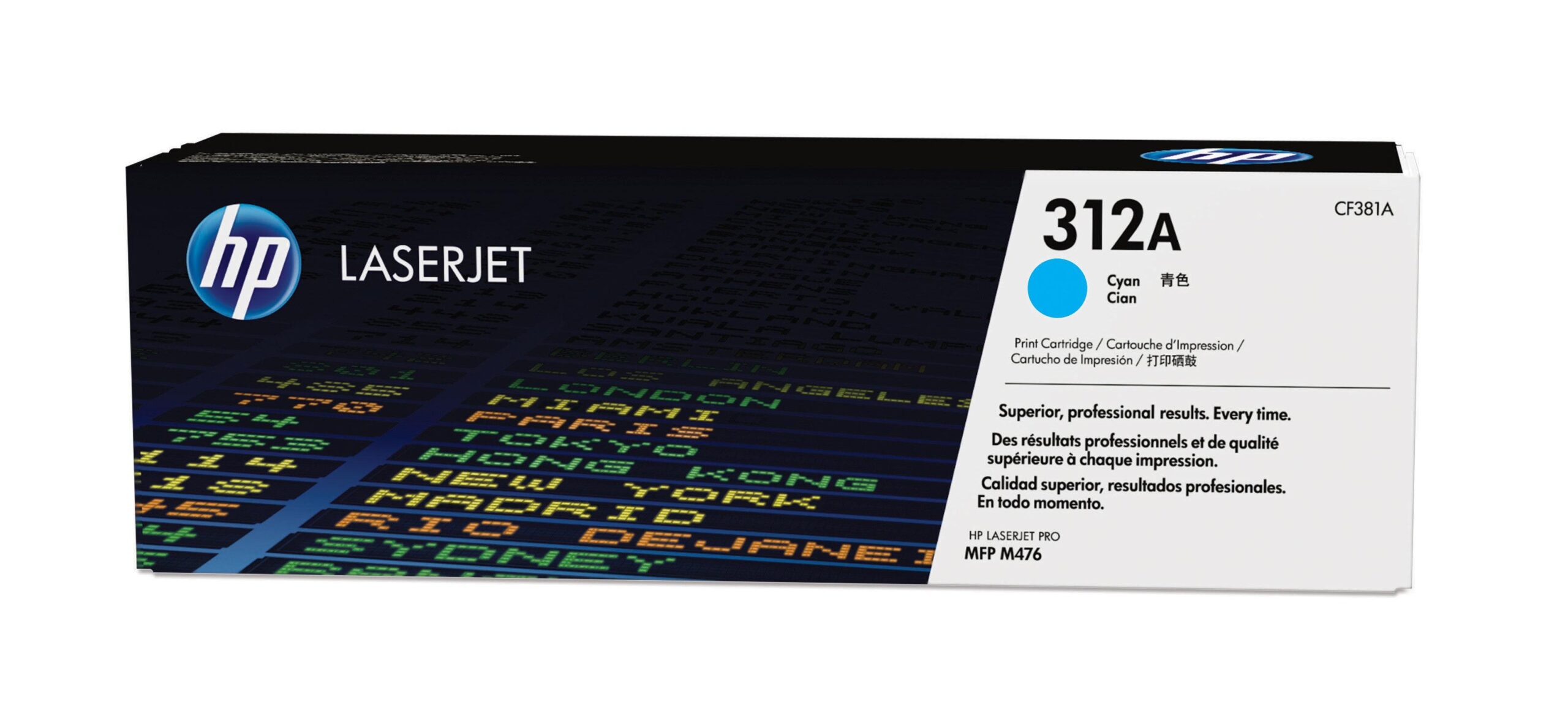 HP 312A Cyan Original LaserJet Toner Cartridge 2700páginas Ciano