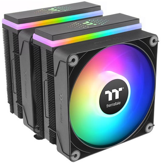 Pack 2x Air Coolers ASTRIA 600 ARGB 120mm (Preto) - THERMALTAKE