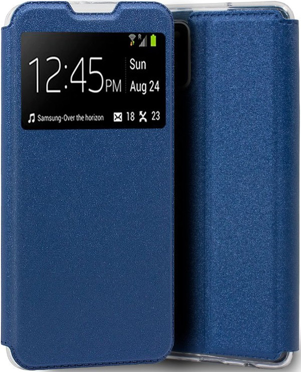 Capa Livro p/ Samsung A037/Galaxy A03s Smooth (Azul) - COOL