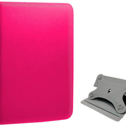 Capa Giratória Ebook / tablet de 7 Couro (Rosa) - COOL