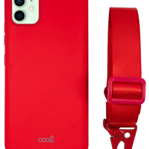 Capa iPhone 12/12 Pro c/ Cinta Vermelho - COOL