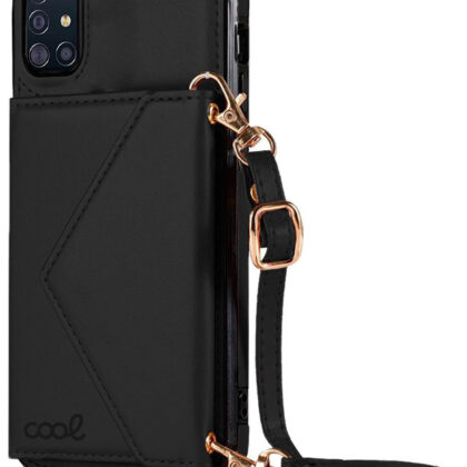 Capa Samsung A515 Galaxy A51 Carteira Pingente (Preto) - COOL