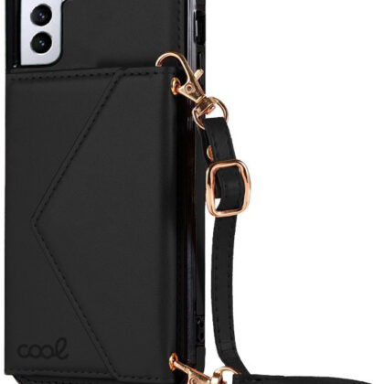 Capa Samsung G990 Galaxy S21 Carteira Pendente (Preta) - COOL