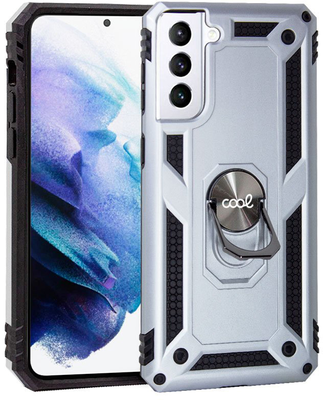 Capa Samsung G996 Galaxy S21 Plus Hard Ring (Prateado) - COOL