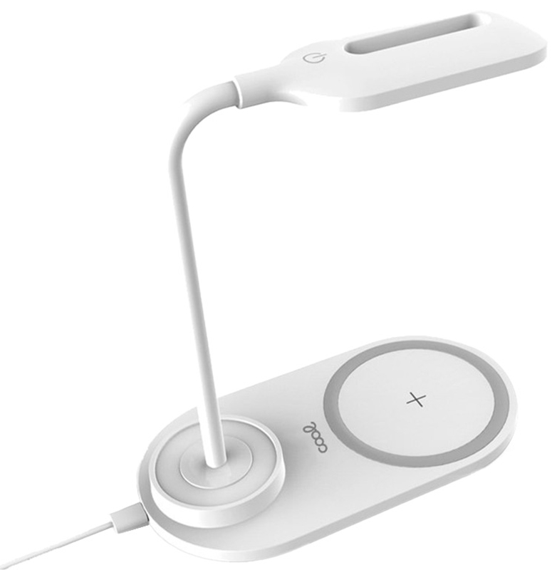 Candeeiro LED + Base de carregamento s/ fio Qi - COOL