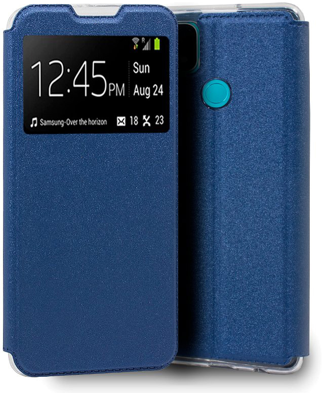 Capa Livro p/ Oppo A15 / A15s (Azul) - COOL
