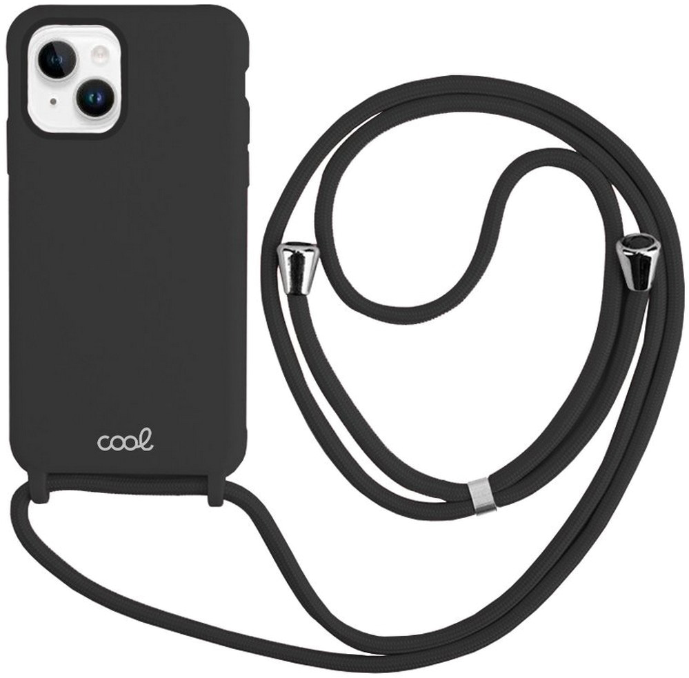 Capa p/ iPhone 14 Plus c/ Cabo (Preto) - COOL