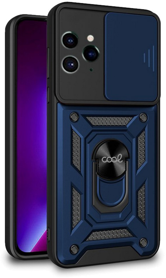 Capa c/ Anel p/ IPhone 14 Pro (Marine) - COOL