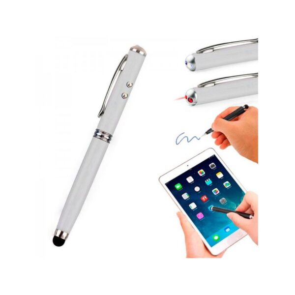 Caneta Stylus Universal Laser (Prateado) - COOL