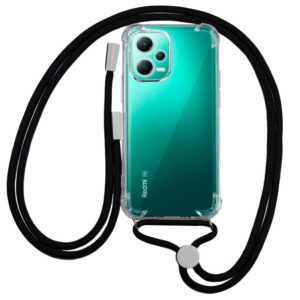 Capa p/ Xiaomi Redmi Note 12 5G / Poco X5 5G Cordão (Preto) – COOL