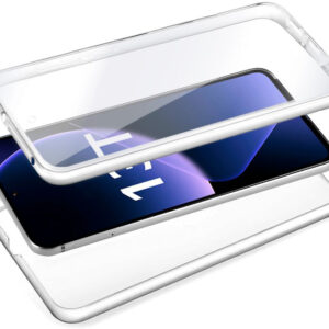 Capa Silicone 3D Frontal + Traseira p/ Xiaomi 13T / 13T Pro (Transparente) - COOL