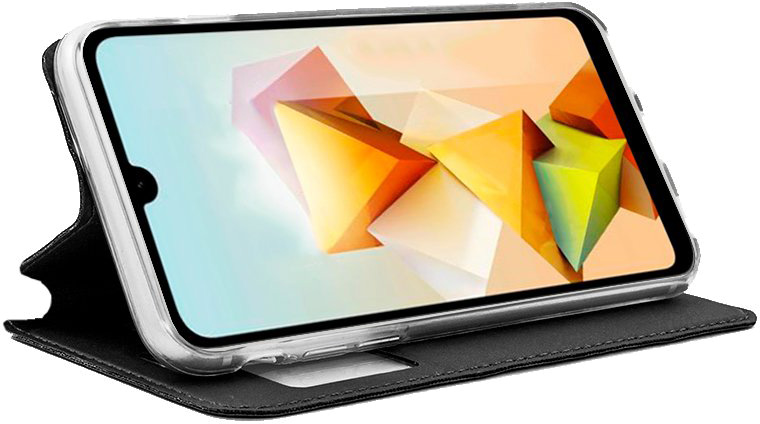 Capa Flip Cover p/ ZTE Blade A33s Liso (Preto) - COOL
