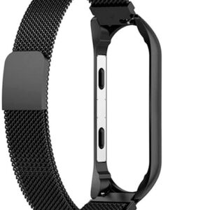 Correia p/ Xiaomi Smart Band 8 Metal (Preto) - COOL