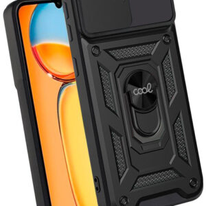 Capa p/ Xiaomi Redmi 13C / Poco C65 Hard c/ Anel (Preto) - COOL