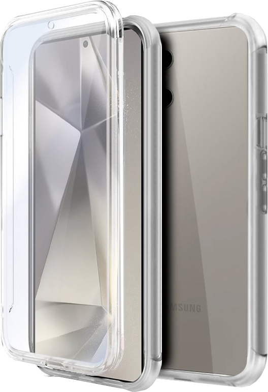Capa de Silicone 3D p/ Samsung Galaxy S24 Plus / S25 Plus (Transparente) - COOL