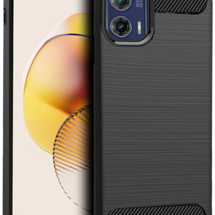 Capa p/ Motorola Moto G73 5G Carbono (Preto) - COOL