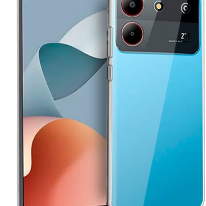 Capa Silicone p/ ZTE Blade A54 (Transparente) - COOL