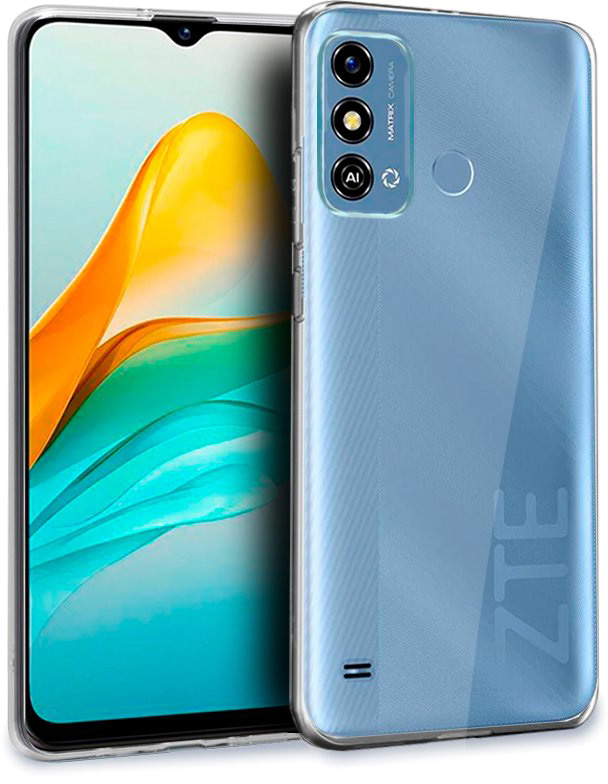 Capa Silicone p/ ZTE Blade A53 Pro (Transparente) - COOL