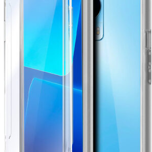 Capa Silicone 3D p/ Xiaomi 13 Lite (Transparente Frontal + Traseira) - COOL