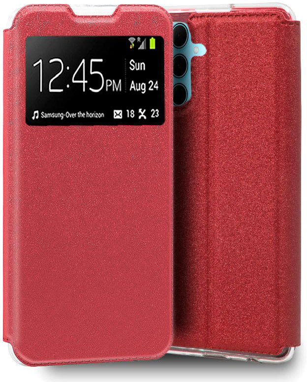 Capa Flip p/ Samsung A356 Galaxy A35 5G (Vermelho) - COOL