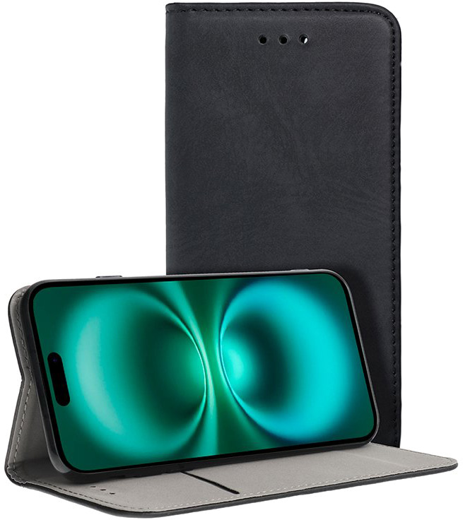 Capa Flip Cover p/ iPhone 16 Plus Preto - COOL