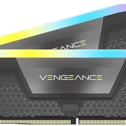 Memória RAM UDIMM Vengeance RGB 32GB (2x16GB) DDR5-6000MHz (AMD Expo/Intel XMP) CL38 - CORSAIR
