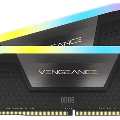 Memória RAM UDIMM Vengeance RGB 32GB (2x16GB) DDR5-6400MHz (AMD Expo/Intel XMP) CL36 - CORSAIR