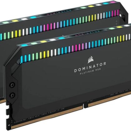 Memória RAM UDIMM Dominator Platinum RGB 64GB (2x32GB) DDR5-6000MHz (AMD Expo/Intel XMP) - CORSAIR