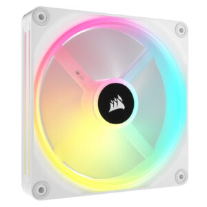Ventoinha 140mm iCUE Link QX140 RGB 2000RPM 4 Pinos PWM Branco (Expansion Kit) - CORSAIR