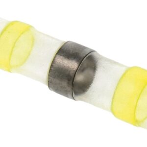 União Tubo Termo Retráctil c/ Estanho Ø6mm (Transparente/Amarelo)