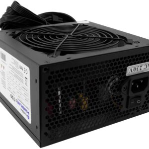 Fonte de Alimentação Powerline II 750W 20+4 pin ATX (Preto) - COOLBOX