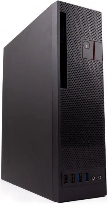 Caixa Micro-ATX Slim T-360 c/ Fonte de Alimentação (Preto) - COOLBOX