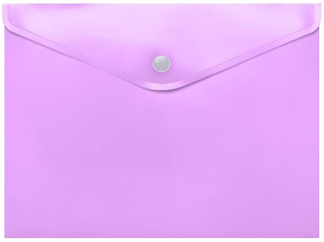6x Capa Porta Documentos A4 Roxo Pastel - COLORINO