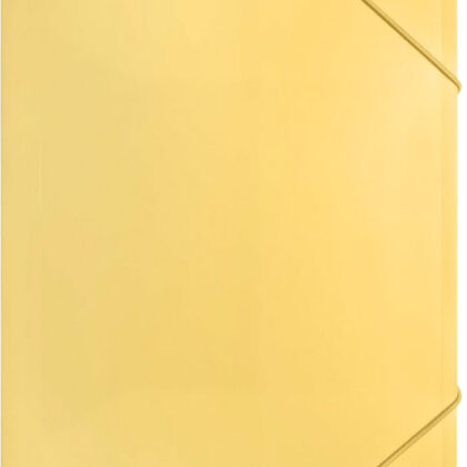Capa Elásticos A4 Amarelo Pastel - COLORINO