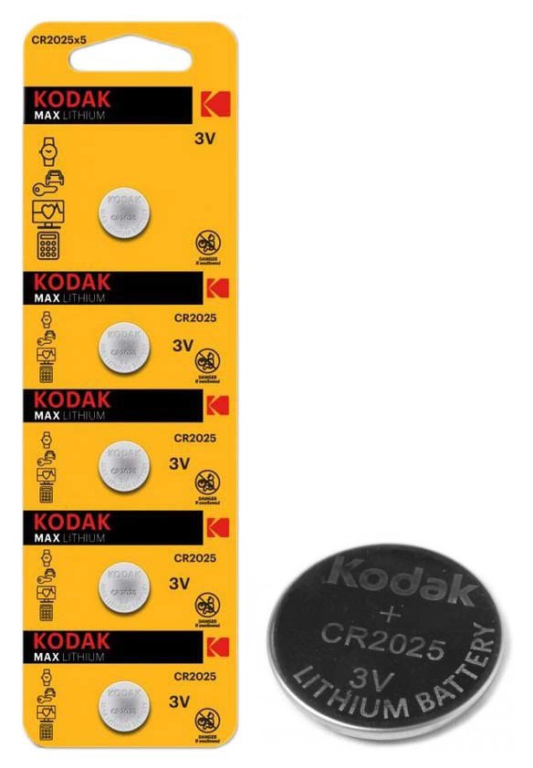 Pilha Lithium 3V CR2025 - KODAK