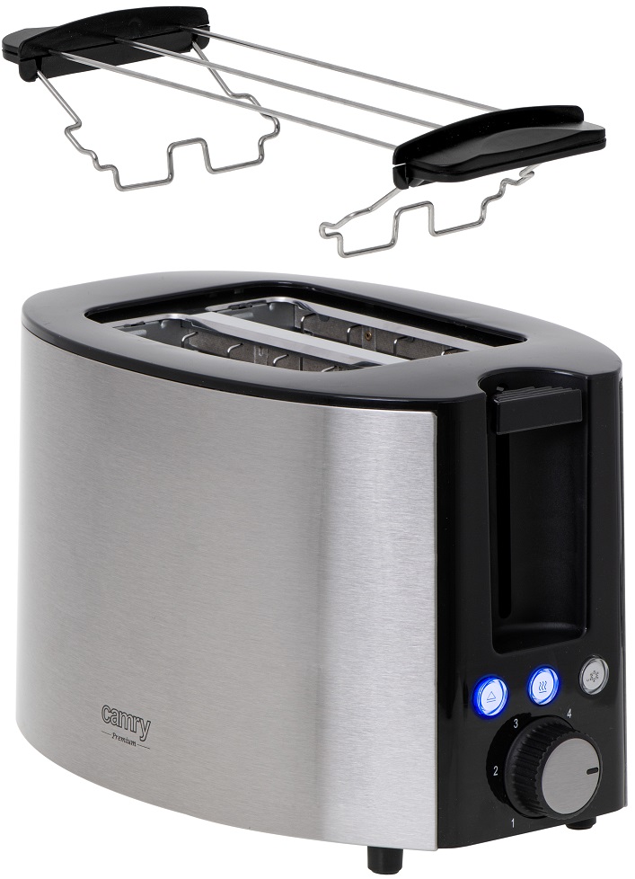 Torradeira Camry Premium 1000W (Inox) - ADLER