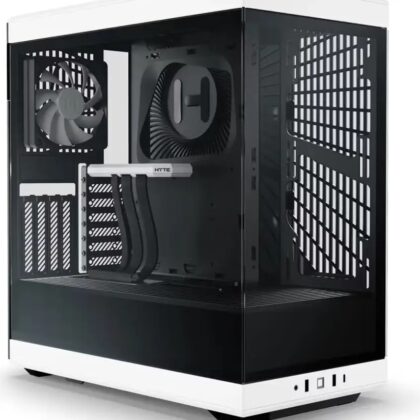 Caixa ATX Y40 Tempered Glass Preto/ (Branco) - HYTE
