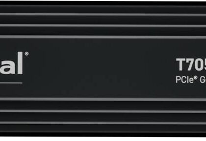 SSD M.2 2280 T705 1TB c/ Heatsink TLC NAND NVMe PCIe Gen 5.0x4 - CRUCIAL