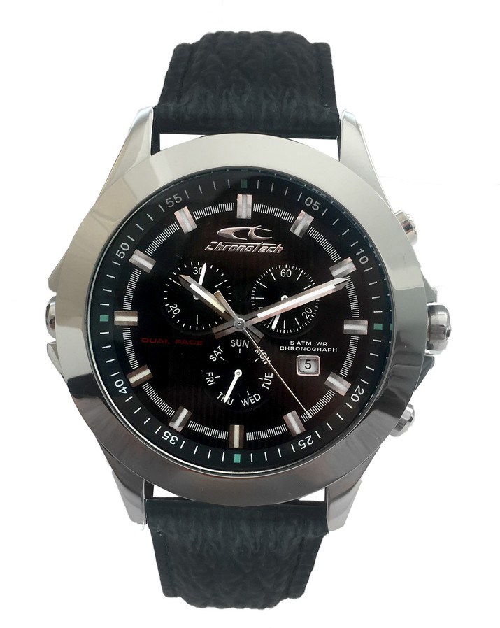 Relógio Analógico CT7636M-01 48MM (Prateado) - CHRONOTECH