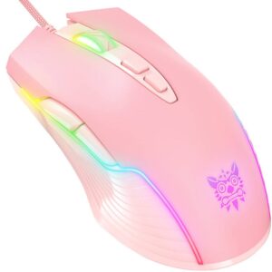 Rato Gaming 6400 DPI CW905 (Rosa) - ONIKUMA
