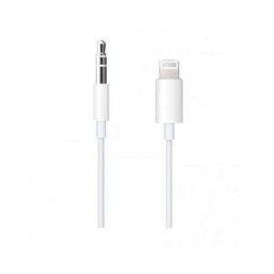 Cabo Apple Lightning a Jack para Auriculares 3.5mm 1.2m Branco