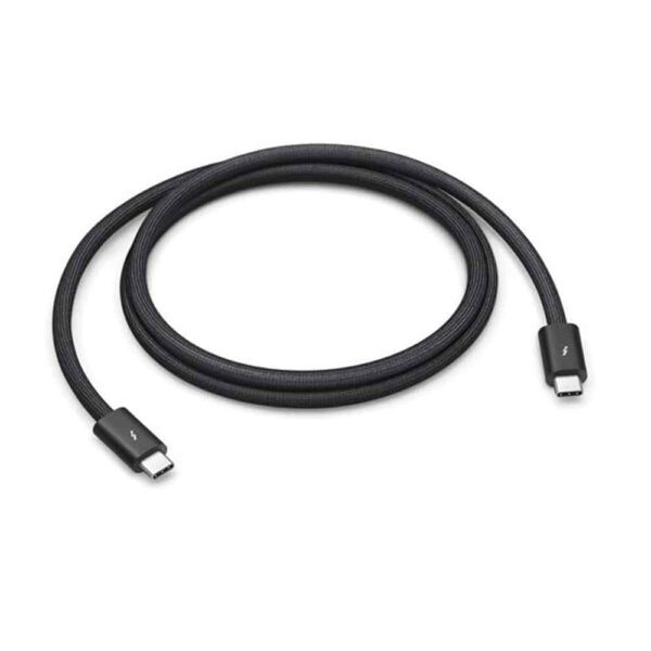 Cabo de Carga Apple Thunderbolt 4 Pro de conector USB Type-C a USB Type-C 1.8m Preto