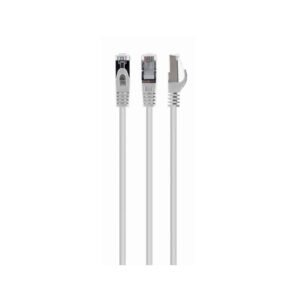 Cabo de Rede Cat.6 Shielded 1Mt Branco