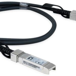 Cabo de Rede SFP+ (1metro) Preto/Inox - LEVELONE