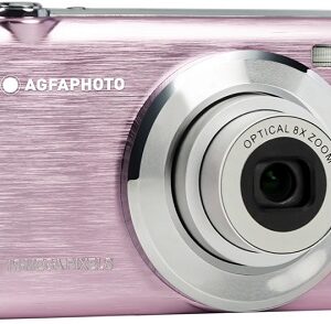 Câmara Fotográfica Digital Compact Realishot DC8200 (Rosa) – AGFAPHOTO