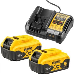 Pack 2x Baterias 18V 5,0Ah + Carregador – DEWALT