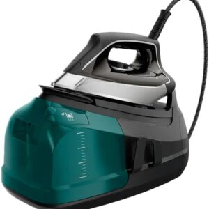 Ferro de Engomar a Vapor c/ Caldeira DG8627 Perfect Steam Pro 2400W 1.1L (Preto/Verde) - ROWENTA